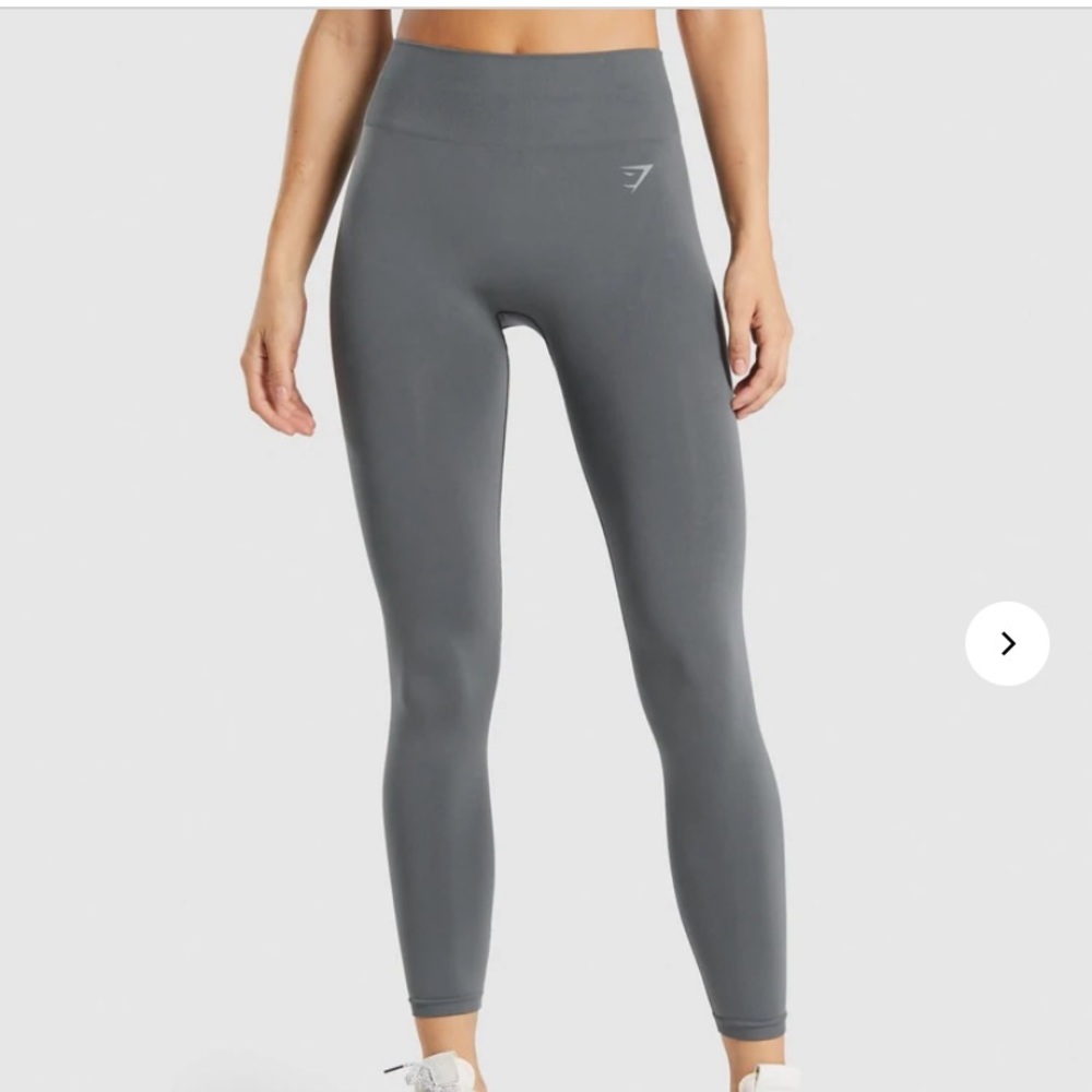 Gymshark Fit Seamless Mid Rise Leggings - Charcoal